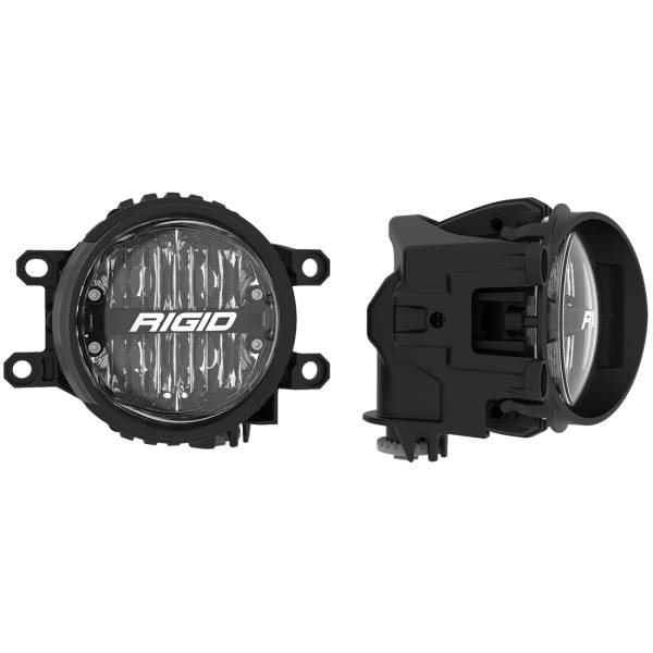 Rigid Industries - Toyota Fog Mount Kit For 10-20 Tundra/4Runner 16-20 Tacoma With 1 Set 360-Series 4.0 Inch SAE White Lights RIGID Industries
