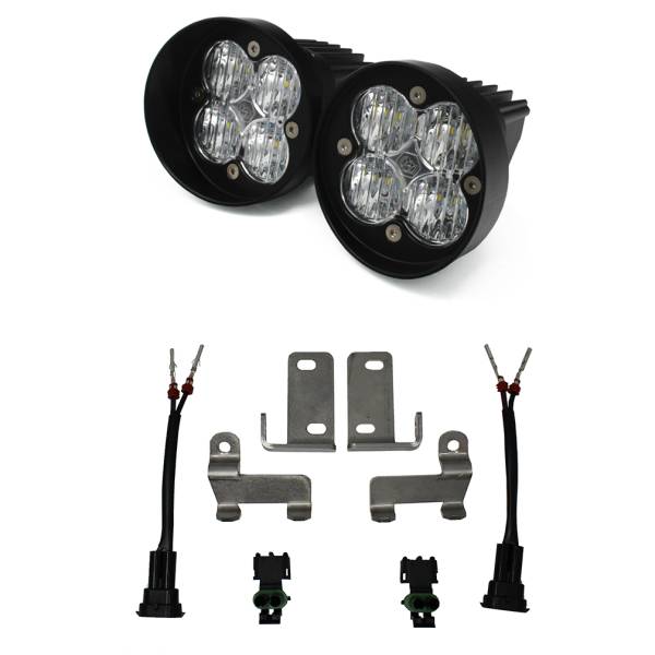 Baja Designs - Toyota LED Light Kit Clear Lens Tacoma/Tundra/4Runner Squadron Sport WC Baja Designs