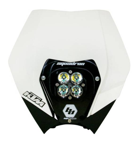 Baja Designs - KTM 08-13 Complete LED Kit W/ Head Shell White Squadron Pro Baja Designs