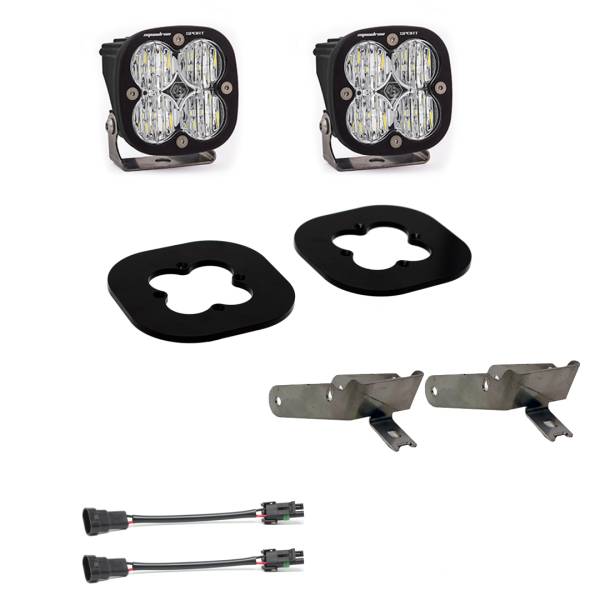 Baja Designs - Super Duty Fog Lights Squadron Pro 11-16 Super Duty Fog Pocket Kit Baja Designs