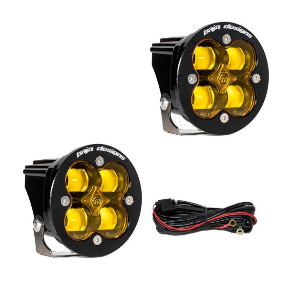 Baja Designs - Squadron-R SAE Pair LED Spot Amber Baja Designs