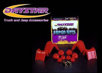 Daystar - 66-79 F150 Bronco C-Bushings 4 Deg 14 Pcs. Includes Track Arm Radius and Strut Arm Bushings Daystar