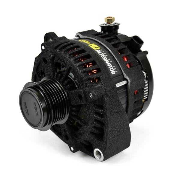 XDP Xtreme Diesel Performance - Wrinkle Black HD High Output Alternator 2011-2019 GM 6.6L Duramax XD350 XDP