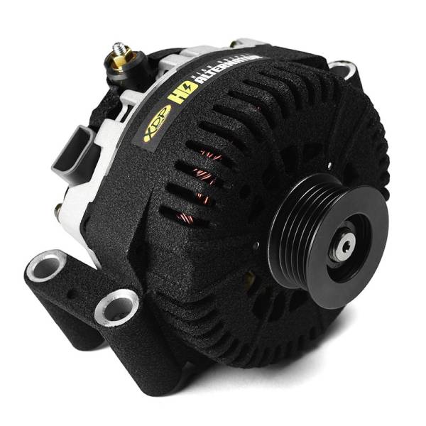 XDP Xtreme Diesel Performance - XDP Wrinkle Black HD High Output Alternator XD358 For 2003-2007 Ford 6.0L Powerstroke