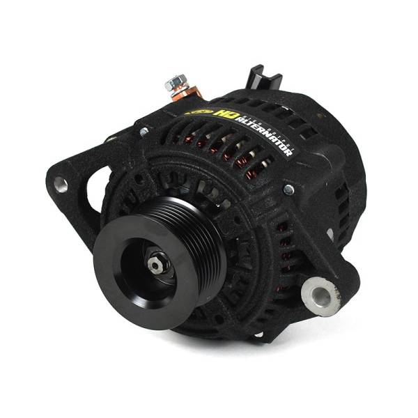 XDP Xtreme Diesel Performance - XDP Wrinkle Black HD High Output Alternator XD511 For 1998.5-2002 Dodge 5.9L Cummins