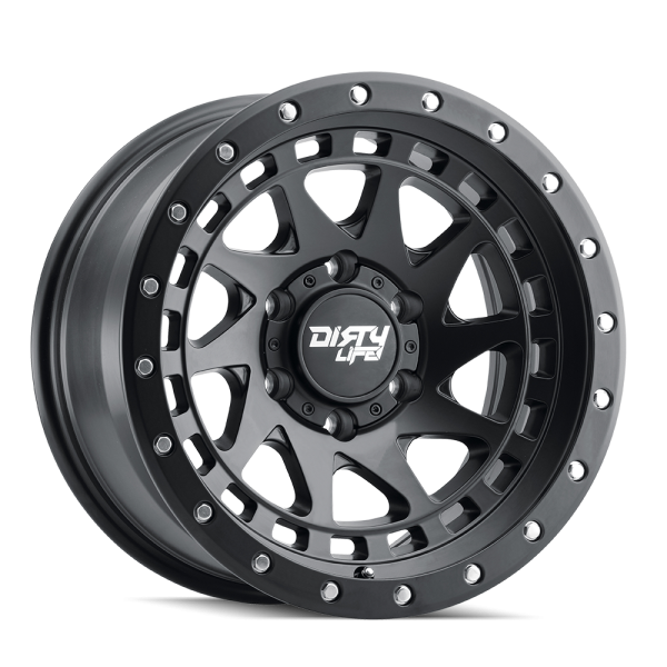 Dirty Life Race Wheels - Dirty Life Race Wheels Enigma Pro 9311 Matte Black 17X9 5-127 -38Mm 71.5Mm