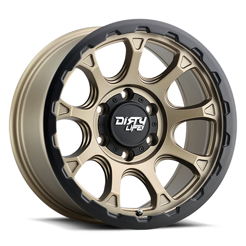 Dirty Life Race Wheels - Dirty Life Race Wheels Drifter 9307 Matte Gold 17X8.5 6-139.7 -6Mm 106Mm