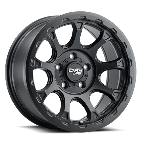 Dirty Life Race Wheels - Dirty Life Race Wheels Drifter 9307 Satin Black 17X8.5 6-139.7 -6Mm 106Mm