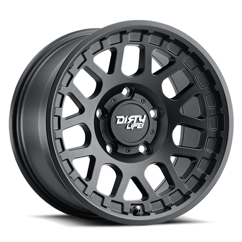 Dirty Life Race Wheels - Dirty Life Race Wheels Mesa 9306 Matte Black 17X9 6-135 -12Mm 87.1Mm