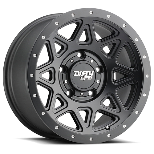 Dirty Life Race Wheels - Dirty Life Race Wheels Theory 9305 Satin Black 17X9 6-139.7 -12Mm 106Mm