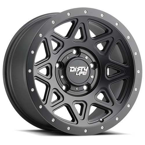 Dirty Life Race Wheels - Dirty Life Race Wheels Theory 9305 Satin Black 17X9 5-127 -12Mm 78.1Mm