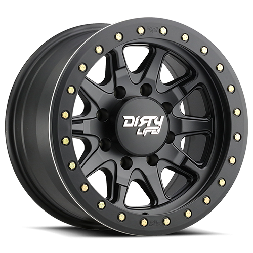 Dirty Life Race Wheels - Dirty Life Race Wheels DT-2 9304 Satin Black 17X9 6-139.7 -12Mm 106Mm