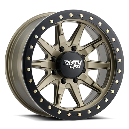 Dirty Life Race Wheels - Dirty Life Race Wheels DT-2 9304 Satin Gold 20X9 8-165.1 0Mm 130.8Mm