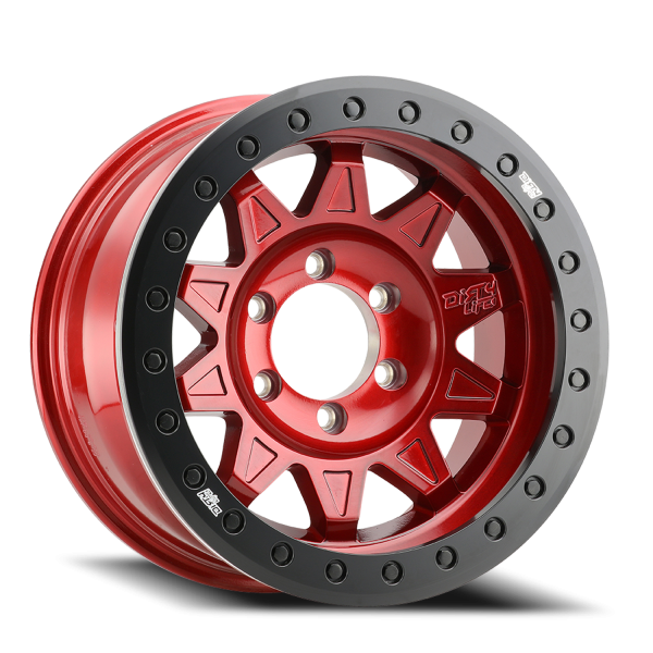 Dirty Life Race Wheels - Dirty Life Race Wheels Roadkill Race 9302 Gloss Crimson Candy Red 17X9 6-139.7 -14Mm 106Mm