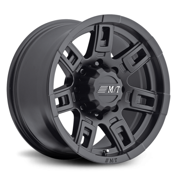 Mickey Thompson - Sidebiter II 22X10 with 8X6.50 Bolt Pattern 5.000 Back Space Satin Black