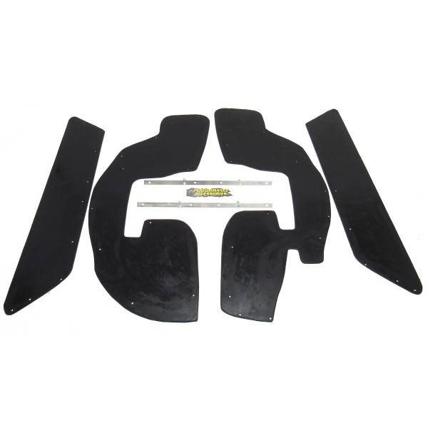 Performance Accessories - Gap Guards 07-16 Toyota Tundra All Cabs 2WD/4WD Gas Black Polyurethane Performance Accessories