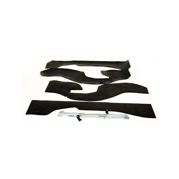 Performance Accessories - Gap Guards 05-15 Toyota Tacoma All Cabs 2WD/4WD Gas Black Polyurethane Performance Accessories