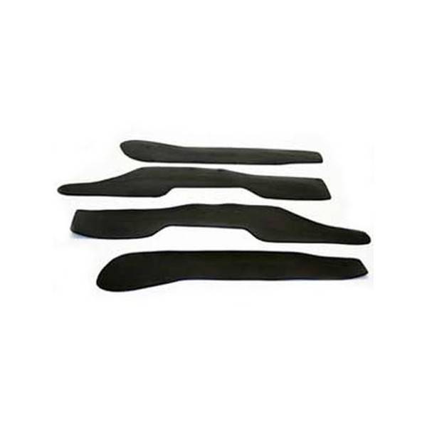 Performance Accessories - Gap Guards 89-95 Toyota Pickup Std/Ext Cabs 4WD Only Gas Black Polyurethane Performance Accessories