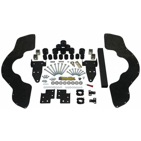 Performance Accessories - 4 Inch Lift Kit 15-16 Chevy Colorado/GMC Canyon 2WD/4WD Gas Performance Accessories