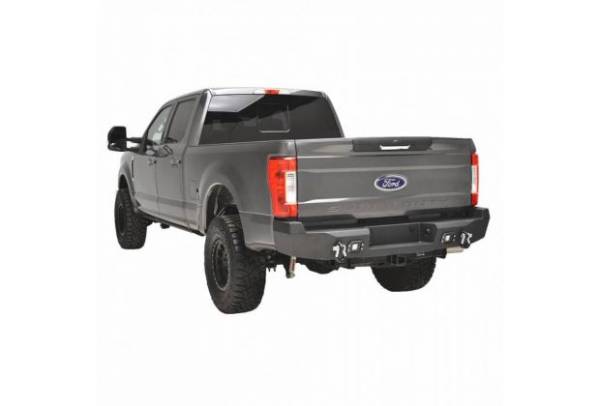 Scorpion Extreme Products - Super Duty Rear Bumper HD Rear Bumper with LED Cube Lights 17-20 Ford F250/F350/F450 Scorpion Extreme