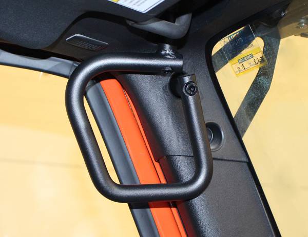 Fishbone Offroad - Jeep JK Grab Handles Front 07-18 Wrangler JK 2/4 Door Steel Black Textured Powdercoat Fishbone Offroad