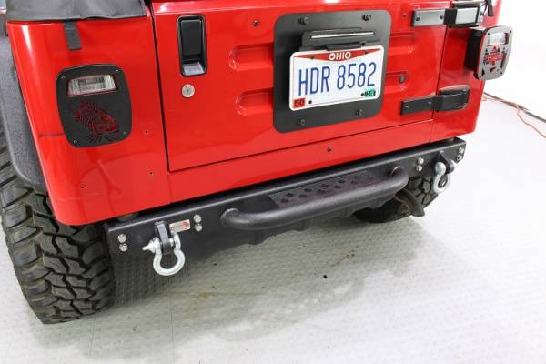 Fishbone Offroad - Jeep TJ Rear Bumper W/Step 97-06 Wrangler TJ Piranha Series Fishbone Offroad