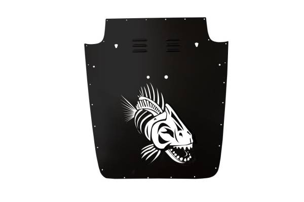 Fishbone Offroad - Jeep TJ Hood Louver 03-06 Jeep Wrangler Black Fishbone Offroad