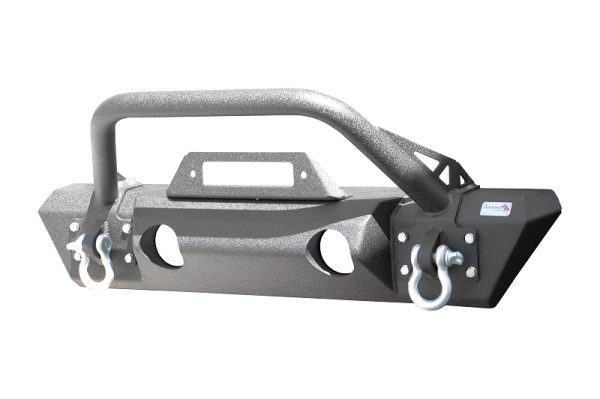 Fishbone Offroad - Jeep JL/Gladiator Front Winch Bumper for 18-Pres Wrangler JL/Gladiator Black Powdercoat Fishbone Offroad