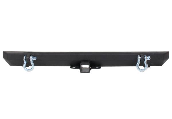 Fishbone Offroad - Jeep YJ/TJ Rear Bumper with Receiver For 87-06 YJ Wrangler TJ Wrangler Fishbone Offroad