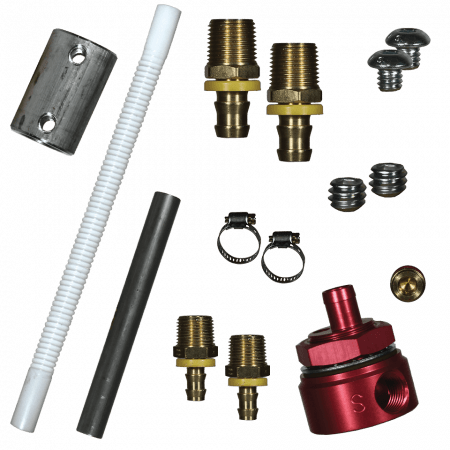 FASS - FASS STK1003 Diesel Fuel 5/8 In Fuel Module Suction Tube Kit Includes Bulkhead Fitting