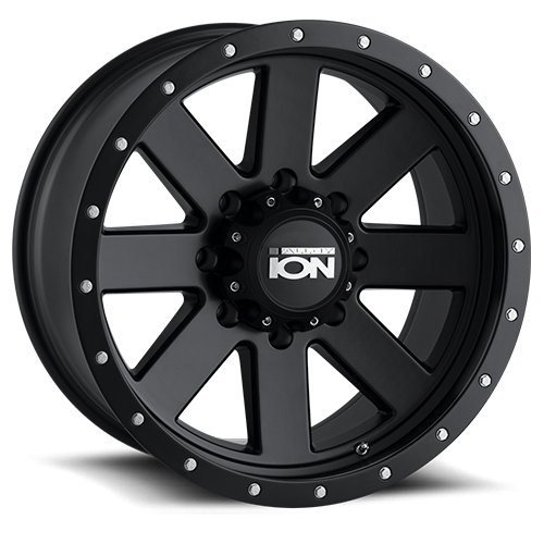 ION Wheels - Cast Aluminum Wheels 134 MB 20x10 Black Beadlock Matte Black 5 On 139.7 Bolt Pattern -19 Offset ION Wheels