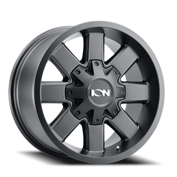 ION Wheels - Cast Aluminum Wheels 141 SB 20x9 Satin Black 8 On 180 Bolt Pattern 18 Offset ION Wheels