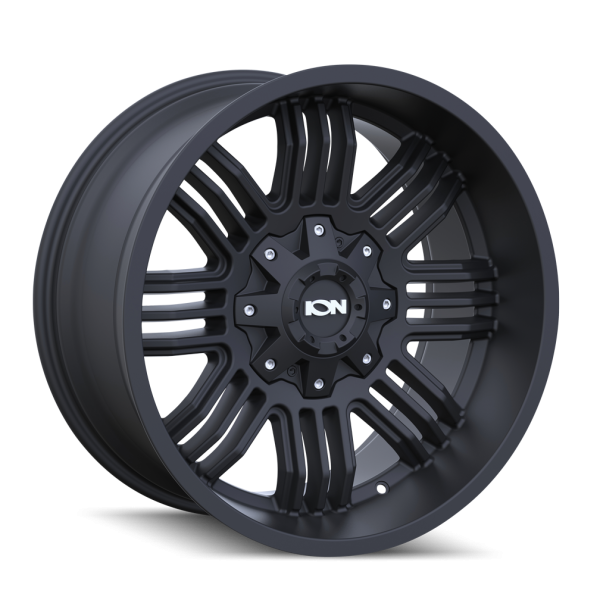 ION Wheels - Cast Aluminum Wheels 144 MB 20x10 Matte Black 8 On 180 Bolt Pattern -19 Offset ION Wheels