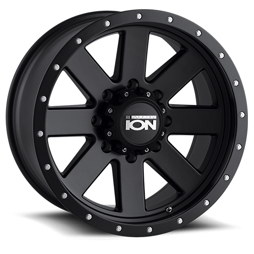 ION Wheels - Cast Aluminum Wheels 134 MB 20x9 Black Beadlock Matte Black 8 On 165.1 Bolt Pattern 18 Offset ION Wheels