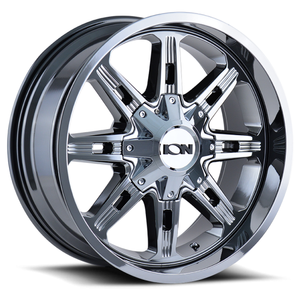 ION Wheels - Cast Aluminum Wheels 184 CH 20x9 Chrome 8 On 180 Bolt Pattern 18 Offset ION Wheels