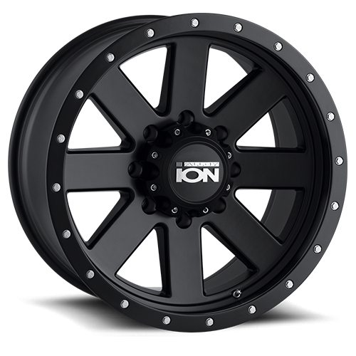 ION Wheels - Cast Aluminum Wheels 134 MB 18x10 Black Beadlock Matte Black 6 On 139.7 Bolt Pattern -19 Offset ION Wheels