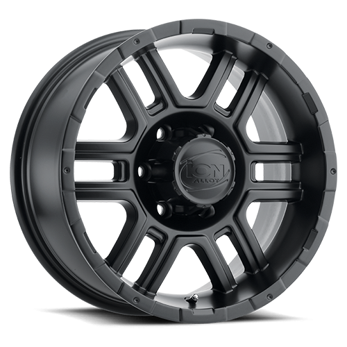 ION Wheels - Cast Aluminum Wheels 179 MB 18x9 Matte Black 6 On 139.7 Bolt Pattern 12 Offset ION Wheels