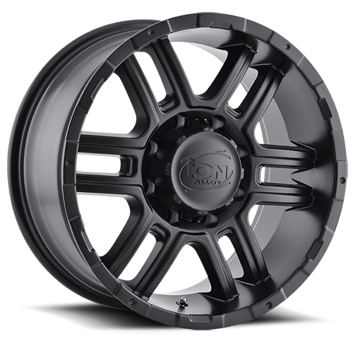 ION Wheels - Cast Aluminum Wheels 179 MB 18x9 Matte Black 8 On 165.1 Bolt Pattern 12 Offset ION Wheels