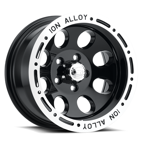 ION Wheels - Cast Aluminum Wheels 174 18x9 Machined Lip Black 5 On 127 Bolt Pattern 0 Offset ION Wheels