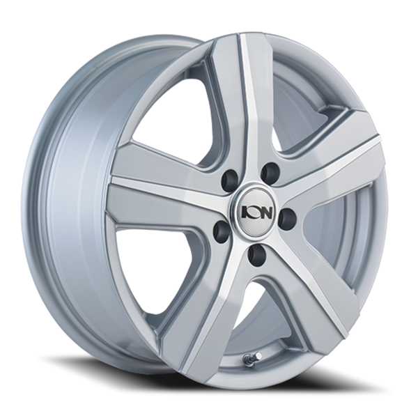 ION Wheels - Cast Aluminum Wheels 101 SL 16x6.5 Machined Face Silver 5 On 108 Bolt Pattern 50 Offset ION Wheels