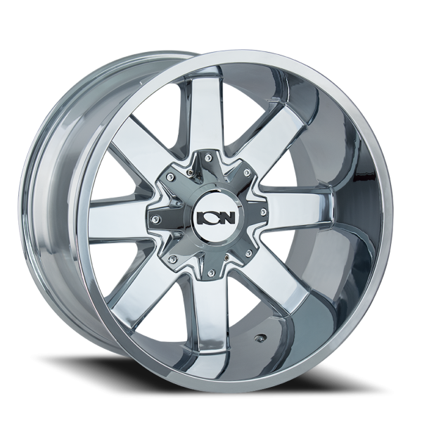 ION Wheels - Cast Aluminum Wheels 141 CH 20x12 Chrome 8 On 165.1/8 On 170 Bolt Pattern -44 Offset ION Wheels