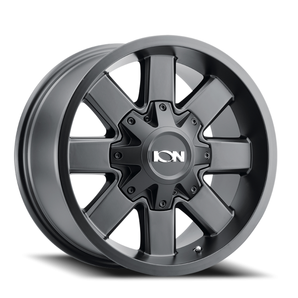 ION Wheels - Cast Aluminum Wheels 141 SB 20x9 Satin Black 8 On 165.1/8 On 170 Bolt Pattern 18 Offset ION Wheels