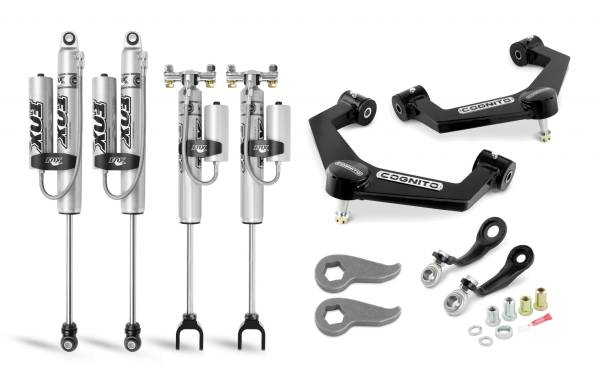 Cognito Motorsports - Cognito 3-Inch Premier Leveling Kit with Fox PSRR 2.0 Shocks for 20-22 Silverado/Sierra 2500/3500 2WD/4WD