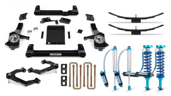 Cognito Motorsports - Cognito 6-Inch Elite Lift Kit with King 2.5 Remote Reservoir Shocks For 19-22 Silverado/Sierra 1500 2WD/ 4WD