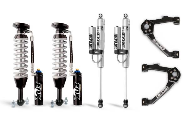 Cognito Motorsports - Cognito 3-Inch Elite Leveling Kit with Fox FSRR Shocks for 14-18 Silverado/Sierra 1500 2WD/4WD With OEM Cast Aluminum/Stamped Steel Control Arms