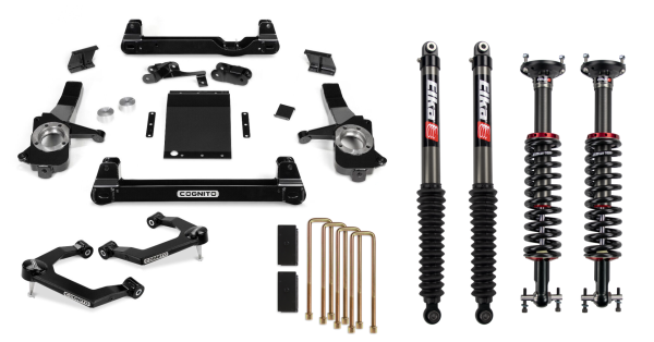 Cognito Motorsports - Cognito 6-Inch Performance Lift Kit with Elka 2.0 IFP Shocks For 19-22 Silverado/Sierra 1500 2WD/ 4WD, including AT4, and Trail Boss
