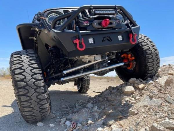 Apex Chassis - Apex Chassis Heavy Duty 2.5 Ton Tie Rod & Drag Link Assembly in Black Anodized Aluminum Fits: 19-22 Jeep Gladiator JT 18-22 Jeep Wrangler JL. Note: This FLIP kit fits a Dana 30 axle with a lift exceeding 4.5 inches. Requires drilling the knuckle.