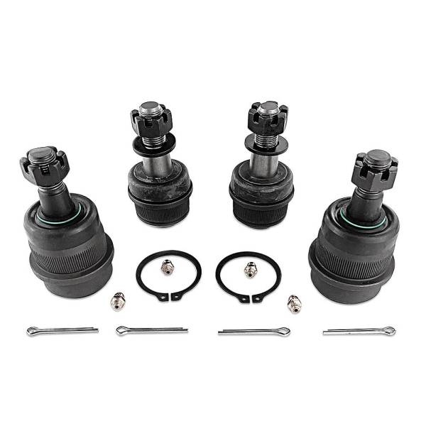 Apex Chassis - Apex Chassis Heavy Duty Ball Joint Kit Fits: 07-18 Jeep Wrangler JK  99-04 Jeep Grand Cherokee Includes: 2 Upper & 2 Lower