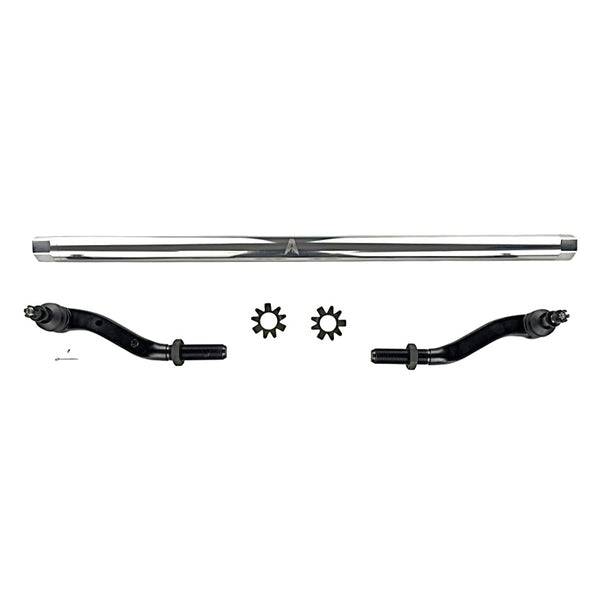 Apex Chassis - Apex Chassis Heavy Duty 2.5 Ton Tie Rod Assembly in Polished Aluminum Fits: 19-22 Jeep Gladiator JT 18-22 Jeep Wrangler JL/JLU Rubicon Mohave Sahara Sport. Note: This kit fits a Dana 30 axle