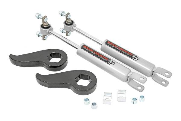 Rough Country - 1.5-2 Inch Leveling Torsion Bar Keys w/N3 Shocks 20 Silverado/Sierra 2500HD/3500HD Rough Country